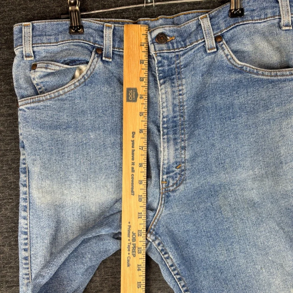 Vintage Levis Flex Jeans Mens 34x30 Light Wash Straight Leg Made in USA Casual